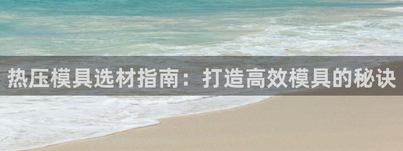 易倍申价格是多少：热压模具选材指南：打造高效模具的秘诀