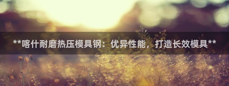 EMC易倍：**喀什耐磨热压模具钢：优异性能，打造长效模