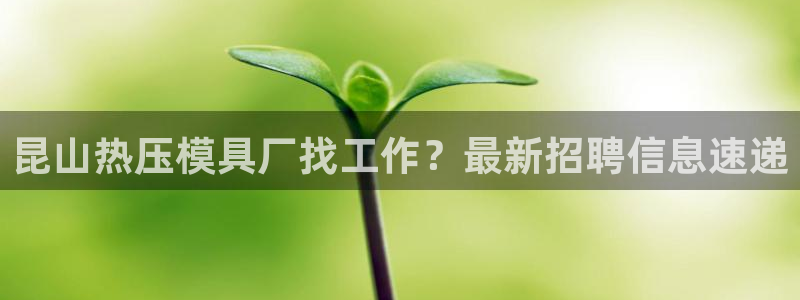 易倍易趣网：昆山热压模具厂找工作？最新招聘信息速递