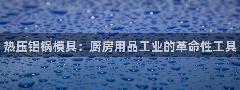 易倍申的价格：热压铝锅模具：厨房用品工业的革命性工具