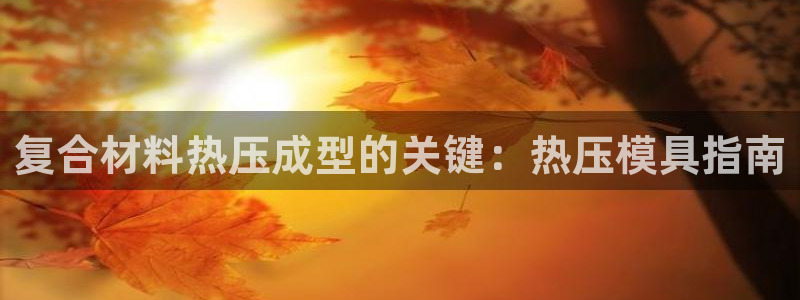 emc易倍全站：复合材料热压成型的关键：热压模具指南