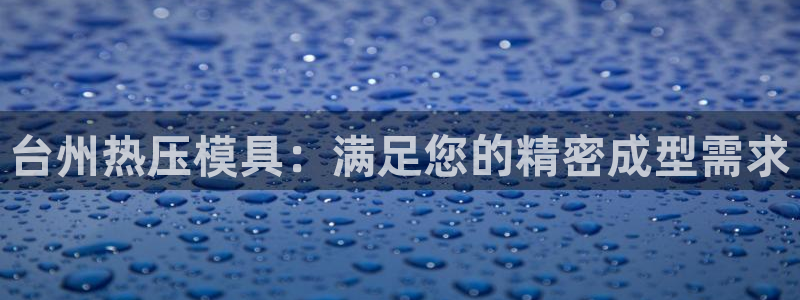 易倍纤多少钱：台州热压模具：满足您的精密成型需求