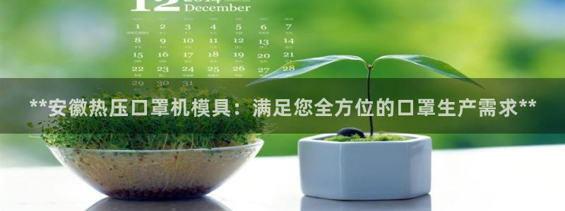 易倍网页版登录：**安徽热压口罩机模具：满足您全方位的口