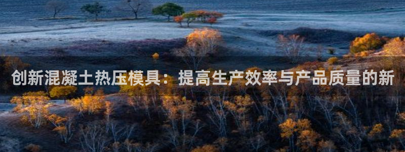 易倍单词app：创新混凝土热压模具：提高生产效率与产品质