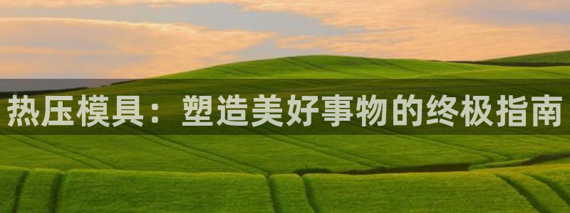 易倍下载手机版:热压模具:塑造美好事物的终极指南